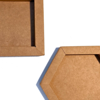 Intra απο ξύλο plywood 3mm-4mm πάχος – Πρότυπο κορνίζας φωτογραφιών σκιών Δίασταση 20x20 cm INTRAFABR-26016319 - Image 2