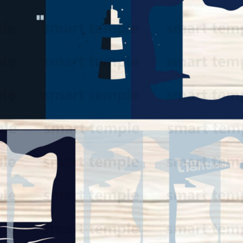 Intra απο ξύλο plywood 3mm-4mm πάχος – Shadow Box Lighthouse, Paper Cut Δίασταση 20x20 cm INTRAFABR-75399024 - Image 2