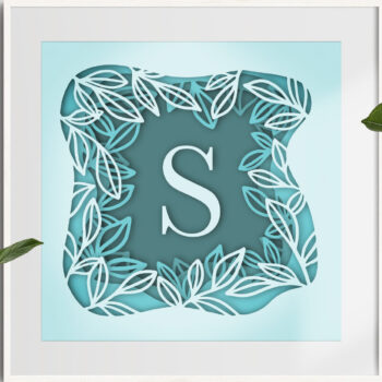 Intra απο ξύλο plywood 3mm-4mm πάχος – Επιστολή εξατομικευμένων δώρων Shadow Box Δίασταση  20x20 cm INTRAFABR-30545120 - Image 1