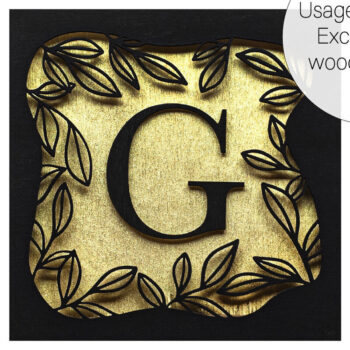 Intra απο ξύλο plywood 3mm-4mm πάχος – Επιστολή εξατομικευμένων δώρων Shadow Box Δίασταση  20x20 cm INTRAFABR-30545120 - Image 3