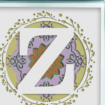 Intra απο ξύλο plywood 3mm-4mm πάχος – Shadow Box the Letters a-Z File Bundle Δίασταση  20x20 cm INTRAFABR-57318037 - Image 1