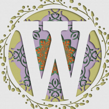 Intra απο ξύλο plywood 3mm-4mm πάχος – Shadow Box the Letters a-Z File Bundle Δίασταση  20x20 cm INTRAFABR-57318037 - Image 4