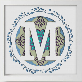 Intra απο ξύλο plywood 3mm-4mm πάχος – Shadow Box the Letters a-Z File Bundle Δίασταση  20x20 cm INTRAFABR-57318037 - Image 6