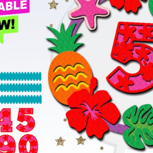 Intra απο ξύλο plywood 3mm-4mm πάχος – Shaker Cake Topper Flamingo Δίασταση  20x20 cm INTRAFABR-80394599