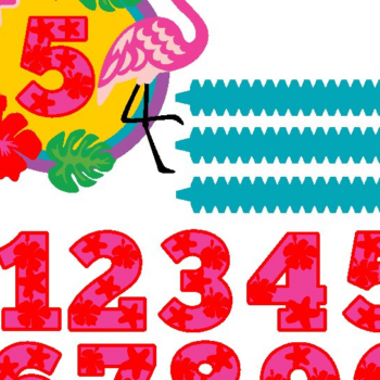 Intra απο ξύλο plywood 3mm-4mm πάχος – Shaker Cake Topper Flamingo Δίασταση  20x20 cm INTRAFABR-80394599 - Image 2