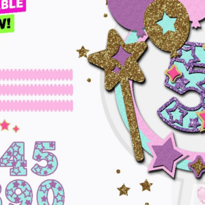 Intra απο ξύλο plywood 3mm-4mm πάχος – Shaker Cake Topper Princess Castle Δίασταση  20x20 cm INTRAFABR-78439450