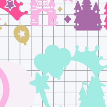 Intra απο ξύλο plywood 3mm-4mm πάχος – Shaker Cake Topper Princess Castle Δίασταση  20x20 cm INTRAFABR-78439450 - Image 3