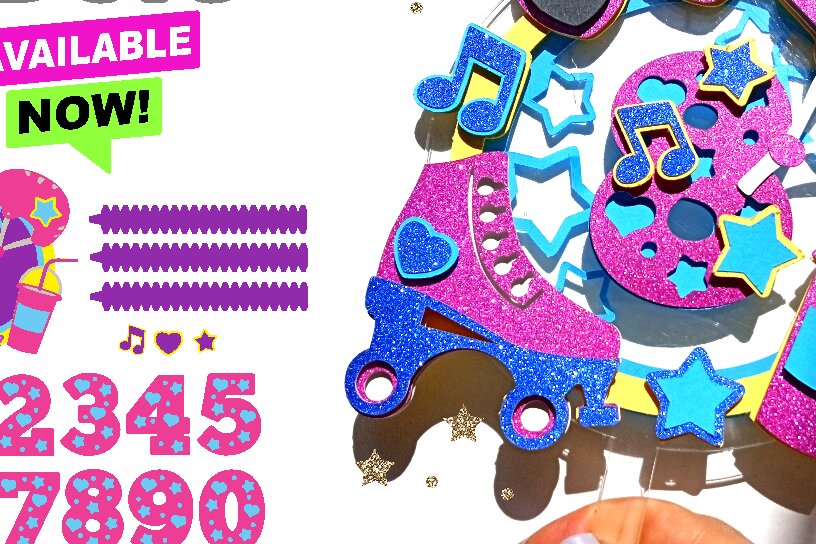 Intra απο ξύλο plywood 3mm-4mm πάχος – Shaker Cake Topper Roller Skating Δίασταση  20x20 cm INTRAFABR-76368803