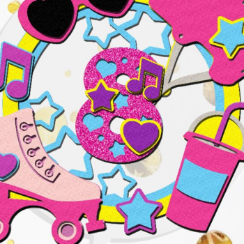 Intra απο ξύλο plywood 3mm-4mm πάχος – Shaker Cake Topper Roller Skating Δίασταση 20x20 cm INTRAFABR-76368803 - Image 4