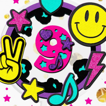 Intra απο ξύλο plywood 3mm-4mm πάχος – Shaker Cake Topper Smiley Face Δίασταση 20x20 cm INTRAFABR-76943639 - Image 4