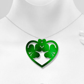 Intra απο ξύλο plywood 3mm-4mm πάχος – Shamrock Earrings, St Patrick's Day Δίασταση  5x5 cm INTRAFABR-6890753 - Image 7