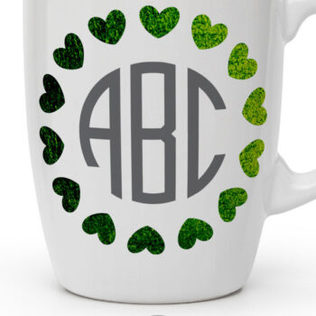 Intra απο ξύλο plywood 3mm-4mm πάχος – Μονόγραμμα Shamrock, Design Sublimation Δίασταση  40x30 cm INTRAFABR-6904093 - Image 6