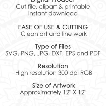 Intra απο ξύλο plywood 3mm-4mm πάχος – Μονόγραμμα Shamrock, Design Sublimation Δίασταση  40x30 cm INTRAFABR-6904093 - Image 7