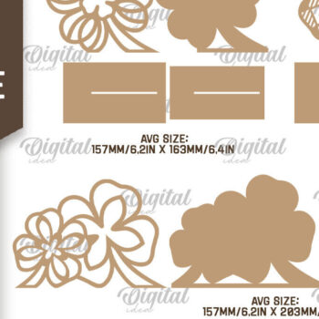 Intra απο ξύλο plywood 3mm-4mm πάχος – Shamrock Stand Bottoms Δίασταση  20x20 cm INTRAFABR-88752946 - Image 2