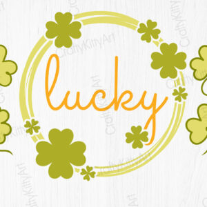 Intra απο ξύλο plywood 3mm-4mm πάχος – Shamrock Bundle, Shamrock Monogram Δίασταση  20x20 cm INTRAFABR-25575993