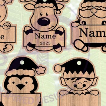 Intra απο ξύλο plywood 3mm-4mm πάχος – Σχηματισμένο χριστουγεννιάτικο στολίδι με όνομα αρχείο Δίασταση  20x20 cm INTRAFABR-68597795 - Image 1