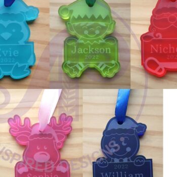 Intra απο ξύλο plywood 3mm-4mm πάχος – Σχηματισμένο χριστουγεννιάτικο στολίδι με όνομα αρχείο Δίασταση  20x20 cm INTRAFABR-68597795 - Image 2