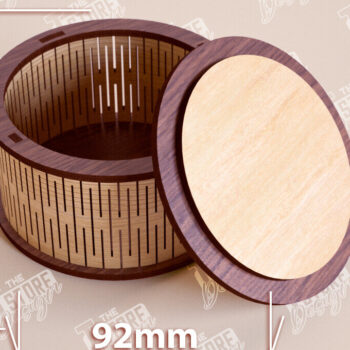 Intra απο ξύλο plywood 3mm-4mm πάχος – Ξύλινο Κουτί σε σχήμα| Κουτί κοσμημάτων |Κουτί δώρου Δίασταση  20x20 cm INTRAFABR-109359728 - Image 1