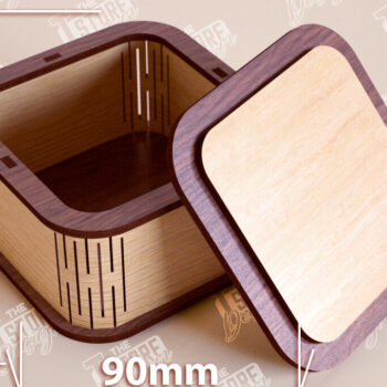 Intra απο ξύλο plywood 3mm-4mm πάχος – Ξύλινο Κουτί σε σχήμα| Κουτί κοσμημάτων |Κουτί δώρου Δίασταση  20x20 cm INTRAFABR-109359731 - Image 1