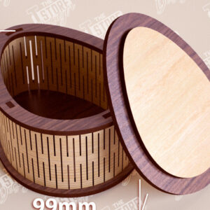 Intra απο ξύλο plywood 3mm-4mm πάχος – Ξύλινο Κουτί σε σχήμα| Κουτί κοσμημάτων |Κουτί δώρου Δίασταση  20x20 cm INTRAFABR-109359744