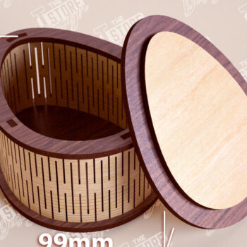 Intra απο ξύλο plywood 3mm-4mm πάχος – Ξύλινο Κουτί σε σχήμα| Κουτί κοσμημάτων |Κουτί δώρου Δίασταση  20x20 cm INTRAFABR-109359744 - Image 1