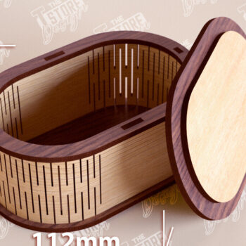 Intra απο ξύλο plywood 3mm-4mm πάχος – Ξύλινο Κουτί σε σχήμα| Κουτί κοσμημάτων |Κουτί δώρου Δίασταση  20x20 cm INTRAFABR-109359817 - Image 1