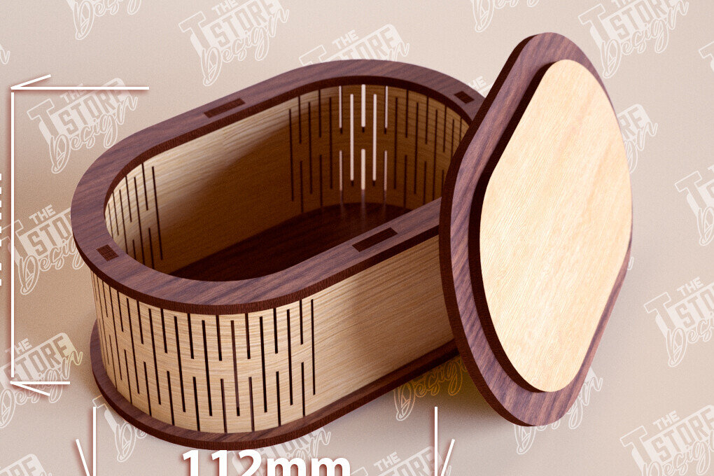 Intra απο ξύλο plywood 3mm-4mm πάχος – Ξύλινο Κουτί σε σχήμα| Κουτί κοσμημάτων |Κουτί δώρου Δίασταση  20x20 cm INTRAFABR-109359817