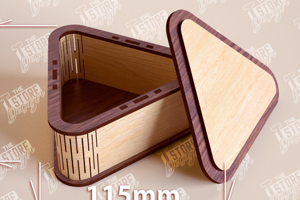 Intra απο ξύλο plywood 3mm-4mm πάχος – Ξύλινο Κουτί σε σχήμα| Κουτί κοσμημάτων |Κουτί δώρου Δίασταση  20x20 cm INTRAFABR-109359821