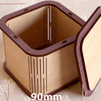 Intra απο ξύλο plywood 3mm-4mm πάχος – Ξύλινο Κουτί σε σχήμα| Κουτί κοσμημάτων |Κουτί δώρου Δίασταση 20x20 cm INTRAFABR-109359574 - Image 1