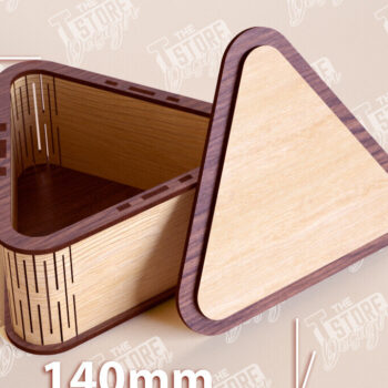 Intra απο ξύλο plywood 3mm-4mm πάχος – Ξύλινο Κουτί σε σχήμα| Κουτί κοσμημάτων |Κουτί δώρου Δίασταση  20x20 cm INTRAFABR-109360020 - Image 1