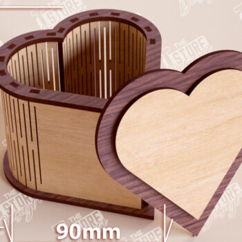 Intra απο ξύλο plywood 3mm-4mm πάχος – Ξύλινο Κουτί σε σχήμα| Κουτί κοσμημάτων |Κουτί δώρου Δίασταση 20x20 cm INTRAFABR-109359583 - Image 1