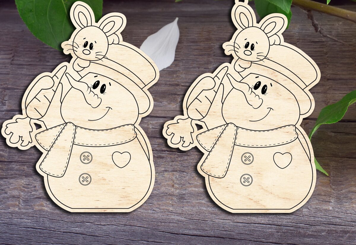 Intra απο ξύλο plywood 3mm-4mm πάχος – Κοινή χρήση χιονάνθρωπου Δίασταση  20x20 cm INTRAFABR-30788351