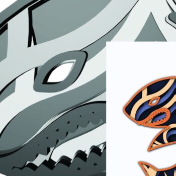 Intra απο ξύλο plywood 3mm-4mm πάχος – Shark 3D, 4 Layers, Mandala Δίασταση  20x20 cm INTRAFABR-31142461 - Image 7