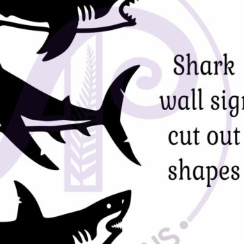 Intra απο ξύλο plywood 3mm-4mm πάχος – Shark Silhouette Laser Αποκοπή αρχείου Δίασταση  20x20 cm INTRAFABR-118442865 - Image 4