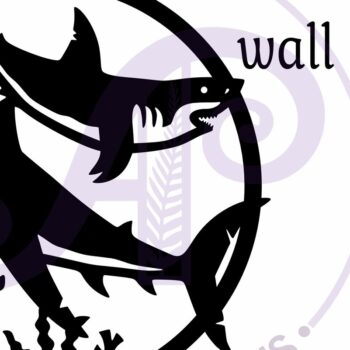Intra απο ξύλο plywood 3mm-4mm πάχος – Επιγραφή Shark Wall Art, Αρχείο Δίασταση  40x30 cm INTRAFABR-118051466 - Image 4