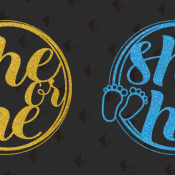 Intra απο ξύλο plywood 3mm-4mm πάχος – She or He Cake Topper Δίασταση  20x20 cm INTRAFABR-28976268 - Image 3