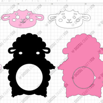 Intra απο ξύλο plywood 3mm-4mm πάχος – Sheep Candy Dome Holder Δίασταση 20x20 cm INTRAFABR-88219521 - Image 3