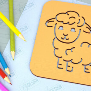 Intra απο ξύλο plywood 3mm-4mm πάχος – Πίνακας ανίχνευσης προβάτων | Πρότυπο σχεδίασης Δίασταση  45x45 cm INTRAFABR-98131601