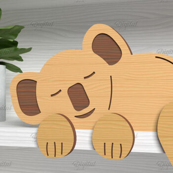 Intra απο ξύλο plywood 3mm-4mm πάχος – Φύλλο κοπής με λέιζερ Shelf Sitters. Φύλλο Δίασταση  20x20 cm INTRAFABR-86429015 - Image 1