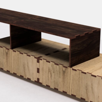 Intra απο ξύλο plywood 3mm-4mm πάχος – Ράφι με συρτάρια για επιτραπέζια Δίασταση  20x20 cm INTRAFABR-115011391 - Image 6