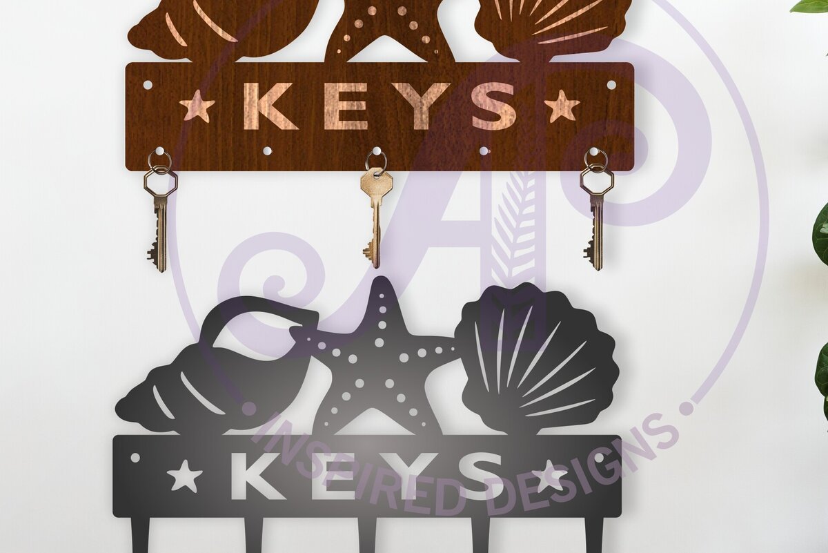 Intra απο ξύλο plywood 3mm-4mm πάχος – Κοχύλια Μπρελόκ Σχέδια Μέταλλο &amp; Ξύλο Δίασταση  5x5 cm INTRAFABR-121387079