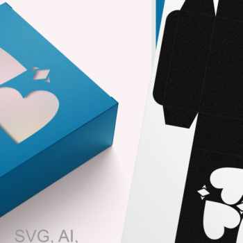 Intra απο ξύλο plywood 3mm-4mm πάχος – Πρότυπο ορθογώνιου κιβωτίου λαμπερών καρδιών Δίασταση  20x20 cm INTRAFABR-56458873 - Image 1