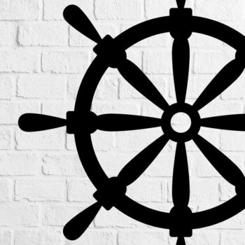 Intra απο ξύλο plywood 3mm-4mm πάχος – Τροχός πλοίου Δίασταση  20x20 cm INTRAFABR-71455540 - Image 1