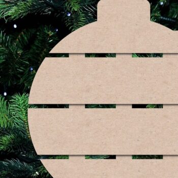 Intra απο ξύλο plywood 3mm-4mm πάχος – Αρχεία αποκοπής λέιζερ Shiplap Circle. Δίασταση  20x20 cm INTRAFABR-20595746 - Image 2