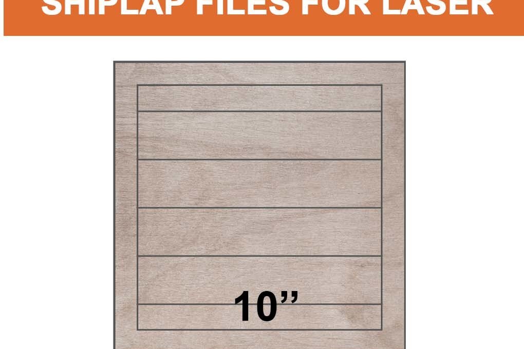 Intra απο ξύλο plywood 3mm-4mm πάχος – Shiplap για λέιζερ | Υποστηρικτής Glowforge Δίασταση  20x20 cm INTRAFABR-18895394