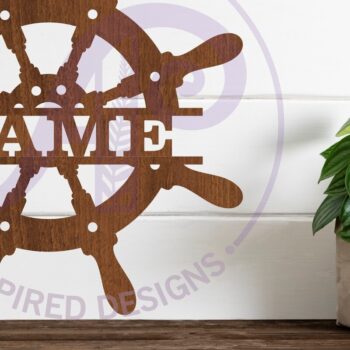 Intra απο ξύλο plywood 3mm-4mm πάχος – Πλοία Σήμα ονόματος τροχού Δίασταση  20x20 cm INTRAFABR-92587194 - Image 1