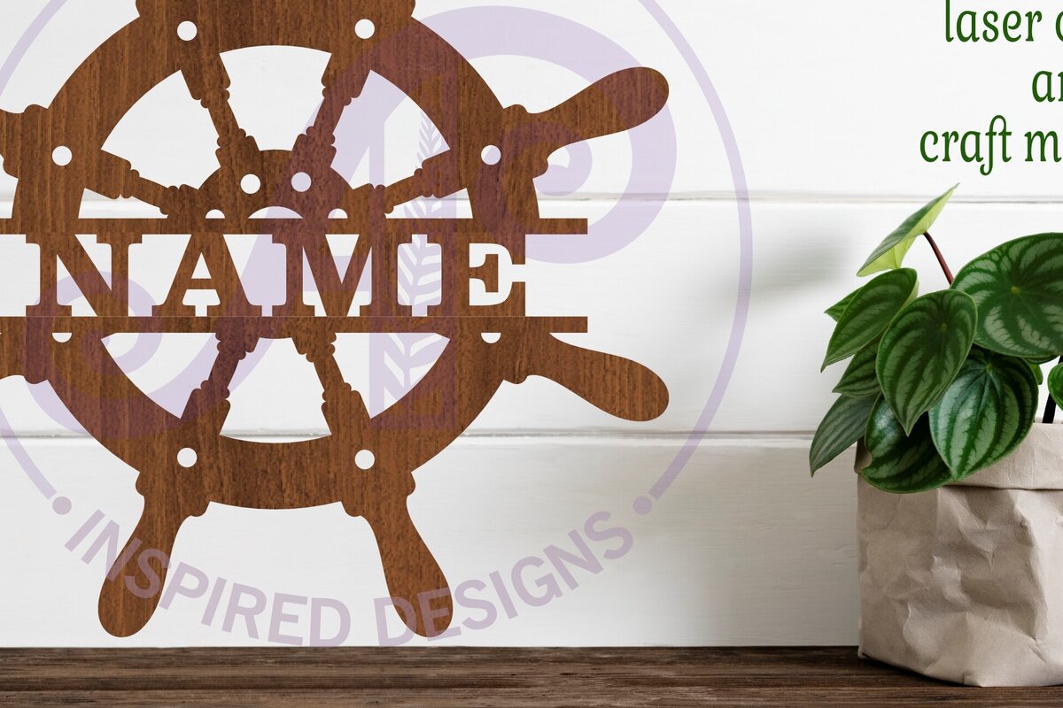 Intra απο ξύλο plywood 3mm-4mm πάχος – Πλοία Σήμα ονόματος τροχού Δίασταση  20x20 cm INTRAFABR-92587194