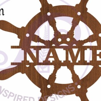 Intra απο ξύλο plywood 3mm-4mm πάχος – Πλοία Σήμα ονόματος τροχού Δίασταση  20x20 cm INTRAFABR-92587194 - Image 3