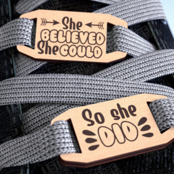 Intra απο ξύλο plywood 3mm-4mm πάχος – Γούρια με δαντέλα παπουτσιών | Αξεσουάρ παπουτσιών |CNC Δίασταση 20x20 cm INTRAFABR-113985949 - Image 1