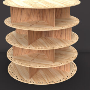 Intra απο ξύλο plywood 3mm-4mm πάχος – Ράφι παπουτσιών για / ράφι παπουτσιών Δίασταση  20x20 cm INTRAFABR-73783964